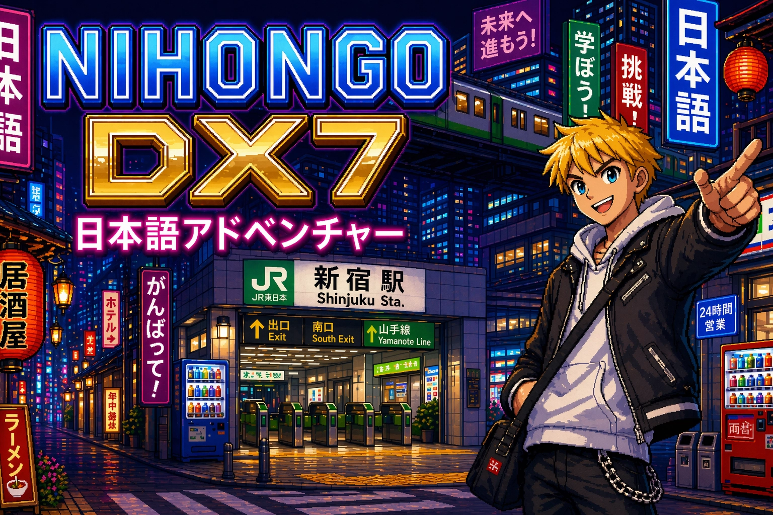 NIHONGO DX7 à Shinjuku